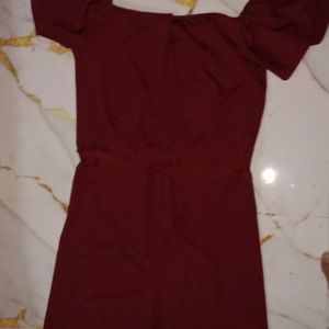 Maroon Jumpsuit For Women