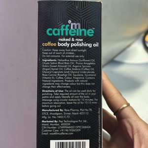 M Caffeine Coffee Body Polishing Oil