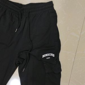 Bonkers Corner Black Utility Straight Fit Pant