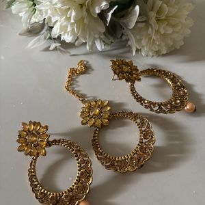 Mang Tika And Earring Set