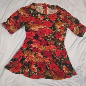 🖤⚘️Aesthetic Floral Top⚘️🖤