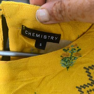 Chemistry Branded Embroidered Top