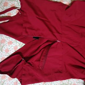 Redish Maroon Partywear Gown