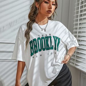 White Brooklyn Oversized Tshirt