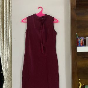 Maroon Bodycon Beautiful Dress