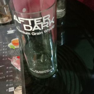 After Dark Whiskey Glass Upcycle