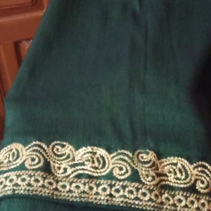 Green Kurta Embroidery Design