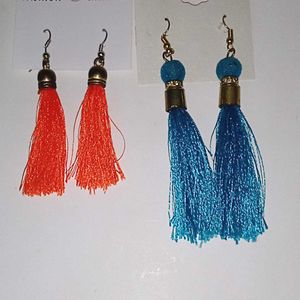 2 Set Of Thread Earrings