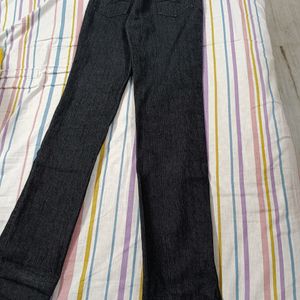 Charcoal Black Women's Jeans In Good Condition