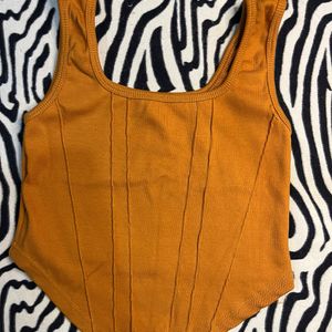 Mustard Tank Top Size S