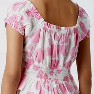 BRAND NEW PINK AND WHITE TOP WITH TAG