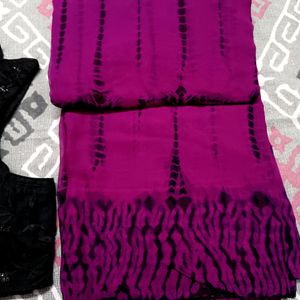 New Pure Viscose Hand Dye Shibori Print Saree