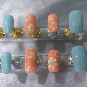 Press On Nails (Blue Denims)