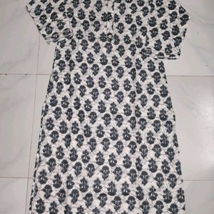 Grey Printed Kurti