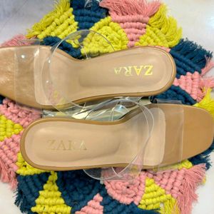 Zara Transparent Heels