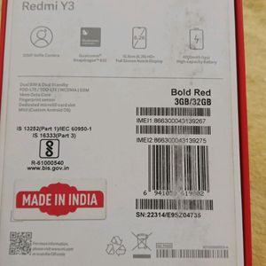 Android Phone RedmiY3