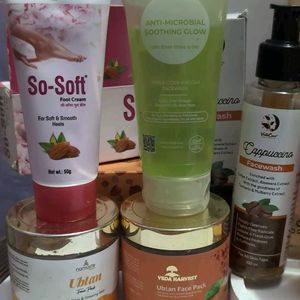 Combo Of 10 Products Facewashes, Bodywash, Face