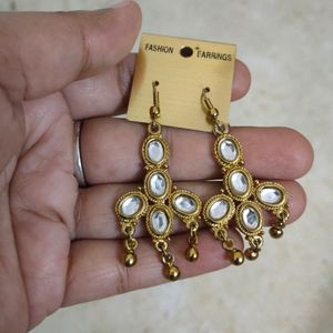 Kundan Look Earrings