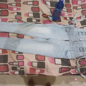 Womens Beautiful Fit Dungaree Blue Colour