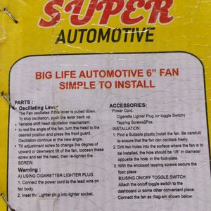 New Super Automotive Dc Fan For Car , Bus, etc.