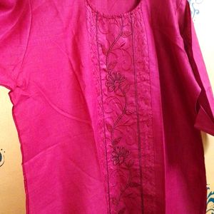 Embroidery Work Kurta 3XL