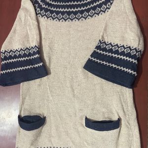 Decent Half Bell Sleeve Sweater