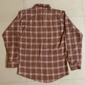 Brown Checkered Shirt