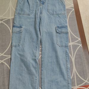 Blue Cargo Jeans