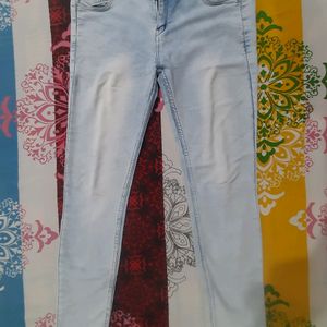 women light blue coloured jeans