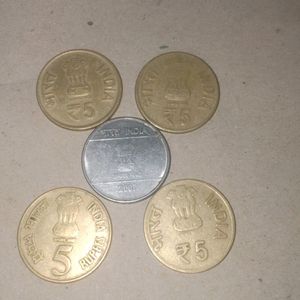 Rare 5₹ Coins Combo