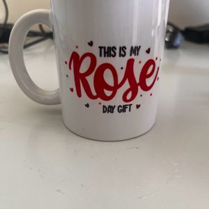 Oye Happy Valentine Rose Coffee mug