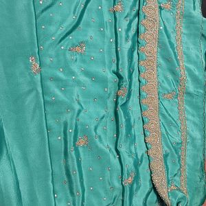 Partywear Saree With Blouse