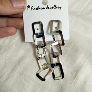 Silver Chain Earrings