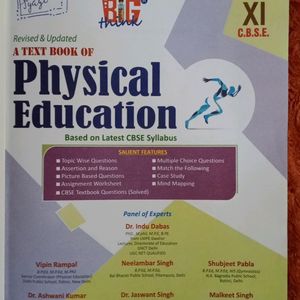 Think Big Physical Education Book Class 11th