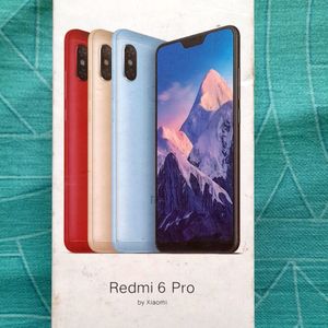 Only Box Of Redmi 6 Pro Mobile