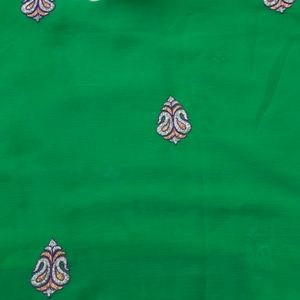 🥳Offer 🎉🔥Green Work Saree😍