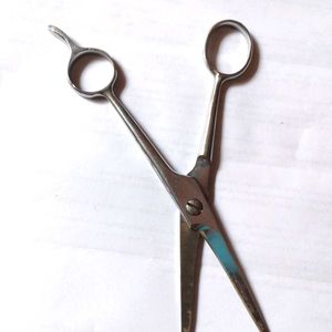 Used Silver Hair Cutting Scissors 6.5inch