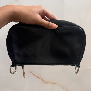 Black Baguette Bag