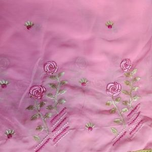 Beautiful Pink Saree