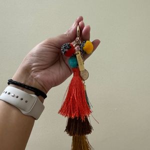 Aldo Multicolor Tassel Bag Charm