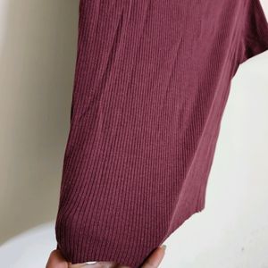 Dip Maroon Top (Women's)