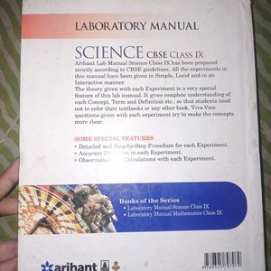 CBSE ARIHANT LABORATORY TEXTBOOK