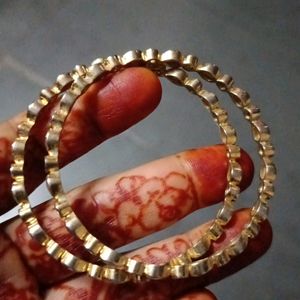 Gold Plated Kids Bangles