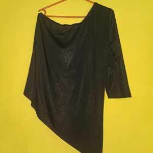 Shimmer One Shoulder Top