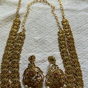 Designer Bridal Long Necklace Set