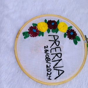 customized your name hoop