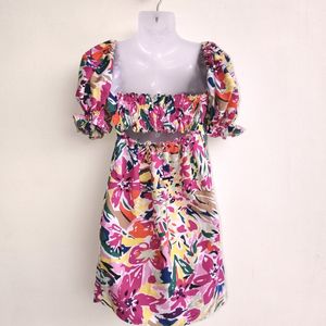 Flowers Print Dress 💕