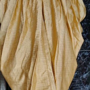 Girls Golden Shimmering New Dhoti