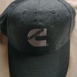 Cummins baseball hat cap Gray jersey knit soft hea