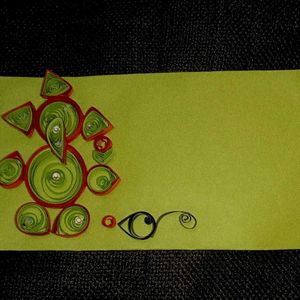 Quilling Ganesha Envelope